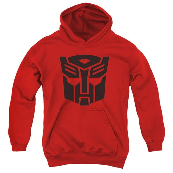 Transformers Autobot Youth Pullover Hoodie Sweatshirt Red