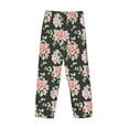 thumbnail image 3 of Fotbe Rose Flowers Men's Pajama Pants,Sleepwear Pants,Pj Bottoms Drawstring And Pockets-X-Large, 3 of 7