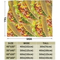 thumbnail image 3 of Taco Blanket Taco Tuesday Throw Blankets for Girls Boys Funny Tacos Fleece Cozy Throws Warm Soft Fuzzy Plush Mexican Food Print Blanket for Sofa Bed Gifts for Taco Lovers Kids Men Women 60"x50", 3 of 5