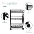 thumbnail image 2 of Carro organizador de cocina IDEA NUOVA  3 niveles, 2 of 7