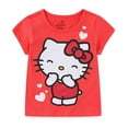 thumbnail image 2 of Hello Kitty Sanrio Short Sleeve T-shirt (Girls), 4 Pack, Sizes 4-12, 2 of 9