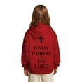 thumbnail image 4 of Kids Hoodies Jesus Loves You Sweatshirt Long Sleeve Graphic Hoodies Comfy Loose Pullover Top Crop Tops Winter Clothes 9-10 Years Old Girl Clothes Cute&nbsp;Boy Girl&nbsp;Clothing, 4 of 6
