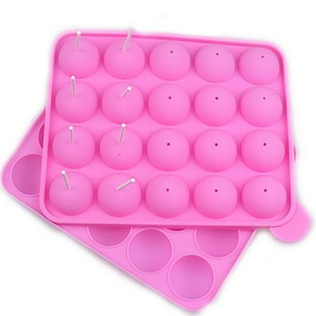 

Wozhidaoke valentines day decor Pan Tray Cupcake Muffin Balls 20 Silicone Lollipop Non Stick Odor Cake Mould kitchen gadgets pots and pans set