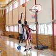thumbnail image 4 of Costway Système de Panier de Basketball Réglable 7,1 Pi-8,1 Pi avec 2 Filets et Roues Intérieur Extérieur, 4 of 10