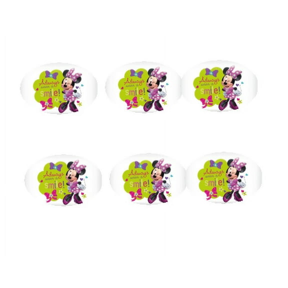 Minnie Mouse Always Wear a Smile! 12 - 2 inch Cupcake Edible Frosting Photos