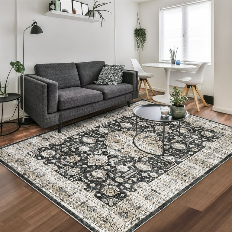 Hasoo 8' x 10' Area Rug Vintage Area Rug for Living Room