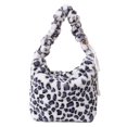 thumbnail image 1 of B-01 Bolso hombro para mujer bolso felpa otoño e invierno bolso axila con leopardo versátil bolso masa alta gama (estampado leopardo blanco) leopardo blanco, 1 of 9