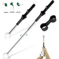 thumbnail image 4 of Telescopic Golf Swing Trainer - Retractable Click Club Trainer for Right-Handed Golfers, Indoor Practice Warm Up Stick for Strength Training, Chipping and Hitting Aid., 4 of 7