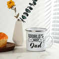 thumbnail image 5 of KAAYEE WORLD'S BEST Dad 12 Oz Enamel Stainless Steel Metal Camping Campfire Coffee Mug Cup - Funny Motivational Inspirational birthday gift for dad papa,father friend Father's Day Gift, 5 of 7