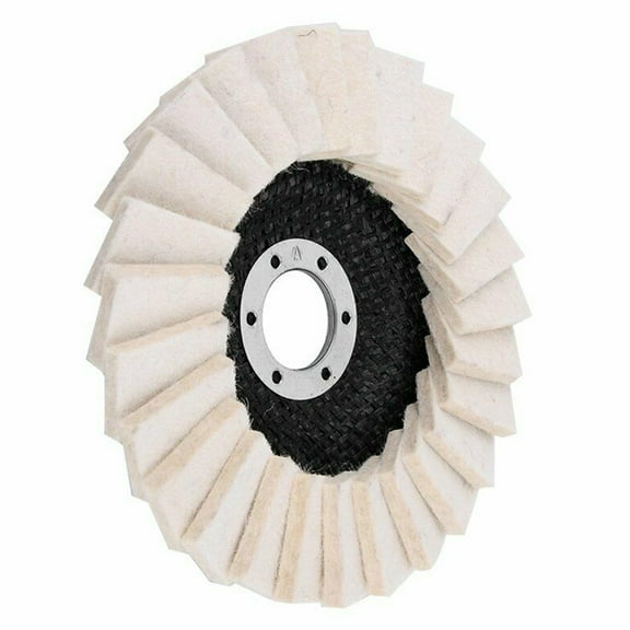 1Pc 125mm Polishing Wheels 5 Inch Felt Wool Buffing Polishers Pad Wheel Flap Buffer Disc For Angle Grinder Polishing Discs