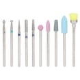 thumbnail image 1 of Cabezal para lijar uñas, 10 piezas, cepillo para polvo de uñas, cabezal para pulir uñas, materiales ecológicos, 1 of 14