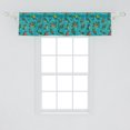 thumbnail image 2 of Ambesonne Birds Window Valance, Tiny Bird Foot Prints, 54" X 12", Multicolor, 2 of 3