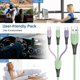 thumbnail image 5 of Multi Usb Cable, 3 In 1 Universal Cable [1.5m] Multi Usb Charger Charging With Micro Usb Type C Lightning Connectors Eph, 5 of 5