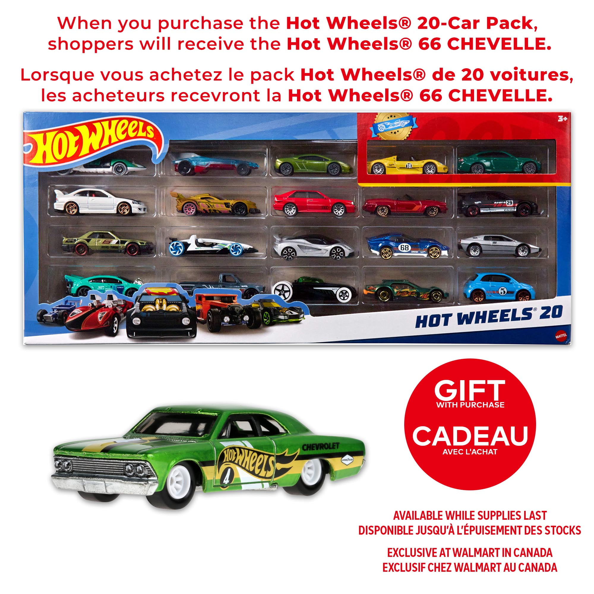 Hot Wheels ミニカー 20 セット Hot Wheels Set of 20 Toy Sports & Race Cars in 1:64 Scale