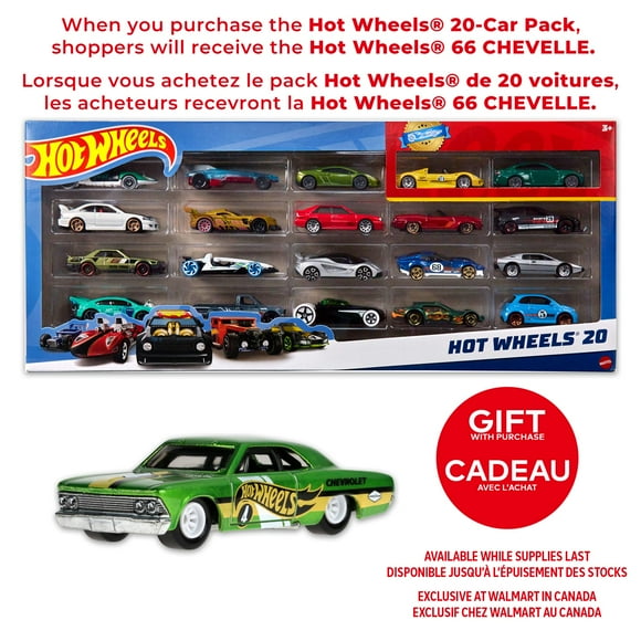 Coffret de 20 voitures Hot Wheels