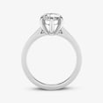thumbnail image 3 of Zoya Jewel 2.1 Ct Marquise Cut Moissanite Ring for Her - 14K White Gold Plated Rings - Elegant Engagement Jewelry - Classic Proposal and Wedding Rings, 3 of 3