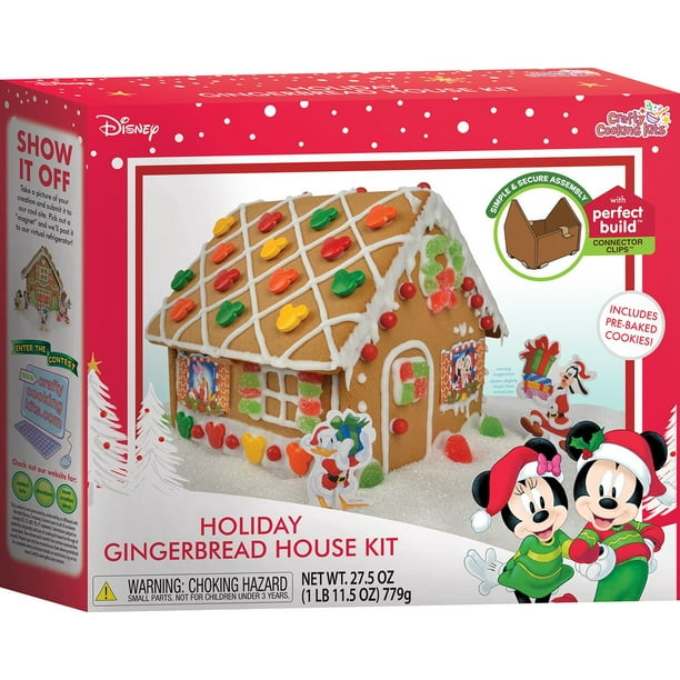 Disney's Mickey Pre-Baked Holiday Gingerbread House Kit - Walmart.com - Walmart.com