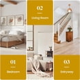 thumbnail image 3 of Heynemo Farmhouse Wood Wall Mirror, Square Decorative Mirrors for Wall, Small Hanging Mirror, for Living Room, Bedroom, Dining Room, Entryway, Hallway, Natural, 3 of 9