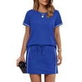 thumbnail image 3 of WIHOLL 2 Piece Sets for Women Spring Summer Athletic Clothing Sets Workout Lounge Travel Outfit Skorts Tennis Skirt, 3 of 11