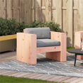 thumbnail image 5 of Bowery Hill Single Solid Douglas Fir Wood Garden Sofa Durable in Natural Wood, 5 of 18