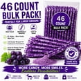 thumbnail image 3 of Michele's Pantry Pixy Silly Stix Candy Purple Grape – 46 Count | No Known Allergens | Sweet & Sour Sugar Straws, 3 of 9
