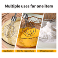 thumbnail image 4 of Wireless Portable Electric Food Mixer Automatic Whisk Dough Egg Beater Baking Cake Cream Mixer Kitchen Tool Green,1 x blender 1 x usb data cable 1 x English instruction manual,Green, 4 of 6