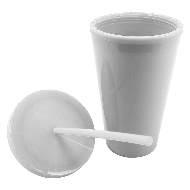 Acrylic Double Wall Tumbler (16oz) - Clear Lid – OMG Cups!