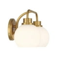 thumbnail image 5 of Bathroom Vanity Light in Natural Brass, 5 of 6