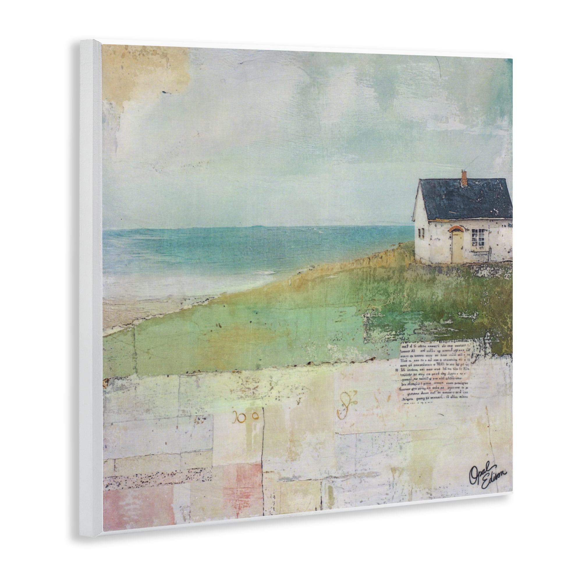 Stupell Industries Quiet Place By The Coast Wall Plaque Art, design by Opal Edison
