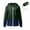 Green_2, variant on Godom Womens Waterproof Raincoat Lightweight Color Block Jackets Windproof Hooded Jacket with Pockets