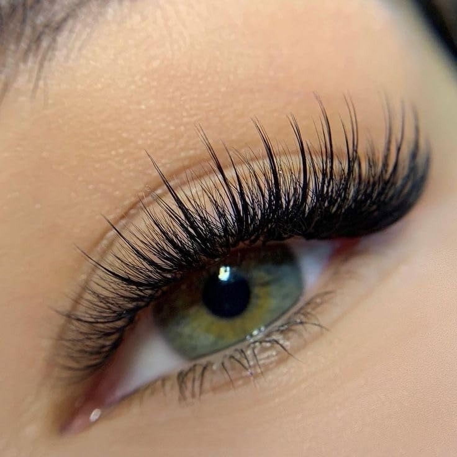 Wispy | 1200 Fans | XXL Box - Speedy strips | Premade wispy volume fans for professional eyelash extension, promade lash tool | Premade spike + Volume Fans | Handmade in Vietnam (5D | C | 13-16mm)