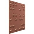 thumbnail image 2 of Ekena Millwork 19 5/8"W x 19 5/8"H Emery EnduraWall Decorative 3D Wall Panel, Universal Pearl Metallic Champagne Pink (12-Pack for 32.04 Sq. Ft.), 2 of 6