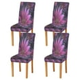 thumbnail image 2 of BZSMCE Chairs Slipcovers Dining Chair Covers Mystic Purple Lotus Creative Pattern, 2 of 7