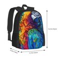 thumbnail image 2 of Balery Colorful Parrot Jungle Dream Backpack for Men and Women - Durable 600D Oxford Cloth -Large Capacity, Water-Resistant School, Travel, and Hiking Bag, 2 of 7