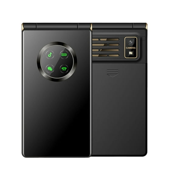 Hmsavn Large-screen Flip Phone 2G Cell Phone Long Standby Elderly Phone Electronics