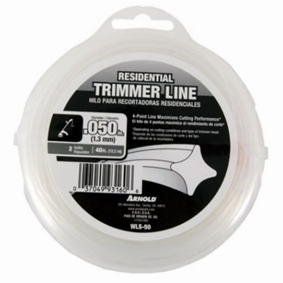 Arnold 247311 0.06 in. x 40 ft. Twisted Trimmer Line  Black Pack of 12
