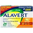 thumbnail image 2 of (4 pack) Alavert Allergy 24-Hour Relief (Citrus Burst Flavor Orally Disintegrating Tablets), Non-Drowsy, Antihistamine, 18 Count (Pack of 1), 2 of 5