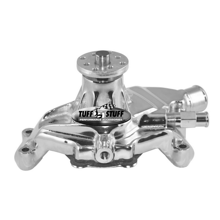 Tuff-Stuff Water Pump Polished Aluminum 84-91 SBC Corvette Tuff-Stuff Water Pump Polished Aluminum 84-91 SBC Corvette