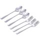 thumbnail image 1 of 6pcs Kids Silverware Stainless Steel Fork and Spoon Set Toddler Utensils, 1 of 4