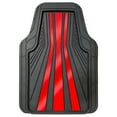 thumbnail image 3 of Auto Drive 4-Piece Black & Red All-Weather Rubber Floor Mat Set – Heavy Duty Universal Trim-to-Fit Car, Suv & Truck Mats, 3 of 6