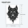 thumbnail image 4 of WWS-Tattoo Tech,2 Sheets Extra-Large Semi Permanent Tattoo,Adult Art Design Temporary Tattoos, Lasts 1-2 Weeks, Waterproof, Realistic look, No Adhesive, No reflection (Werewolf Design）, 4 of 4