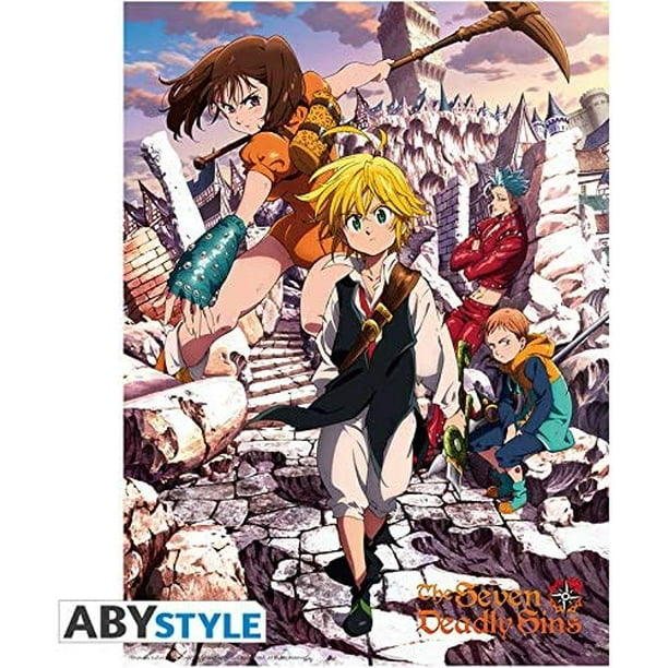 Abystyle The Seven Deadly Sins Battle For Liones Mini Poster 15 X 5 Walmart Com Walmart Com
