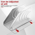 thumbnail image 3 of HLONK 2pcs Insulation Pipe Cutter Precision Pipe Insulation Cutting Guide Adjustable Rubber Pipe Insulation Cutter Guide Stainless Steel Foam Pipe Insulation Cutting Guide for Home Indust, 3 of 10