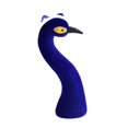 thumbnail image 3 of Cabeza de maniquí de pavo real, modelo de cabeza de pavo real, figura decorativa de mesa, flor Azul, 3 of 6