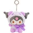 thumbnail image 1 of Juguete de peluche de Anime de 10Cm, Kawaii, My Melody, Kuromi, Cinnamoroll, Kt, gato, Purin, perro, Cos, Panda, animales de peluche, bonitos juguetes colgantes de PeluchesKuromi10cm Fivean Toy model, 1 of 2