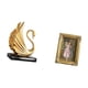 thumbnail image 5 of Juego de estatuas de resina de cisne, figura de cisne, marco decorativo, soporte para fotos, tarjetero, construcción de resina, adecuado para sala de, 5 of 8