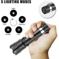 thumbnail image 2 of 4pcs Small LED Flashlight,500 Lumens with Clip,5Modes,Zoom,IPX4 Waterproof Portable[Energy Class A++], 2 of 5