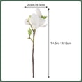 thumbnail image 3 of KAKOWELY 2 piezas de magnolia de imitación, decoración creativa de flores falsas para el hogar y el jardín., 3 of 5
