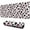 White Cow Bow, variant on Long Mouse Pads for Desk,White Cow Bow Pattern Desk Mats on Top Of Desks, Desk Mouse Pad Extra Large with 3mm Non-Slip Base and Stitched Edge for Gaming,Office,Work,Home 31.5"x11.8"