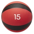 thumbnail image 1 of Reebok Delta 15 lb. Textured Medicine Exercise Ball, Rubber, 1 of 8